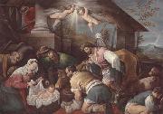 unknow artist The adoration of  the shepherds oil painting reproduction